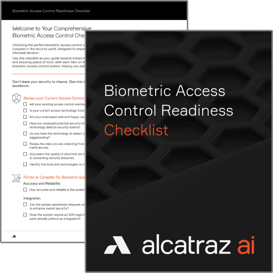 Biometric Access Control Readiness Checklist| Alcatraz AI